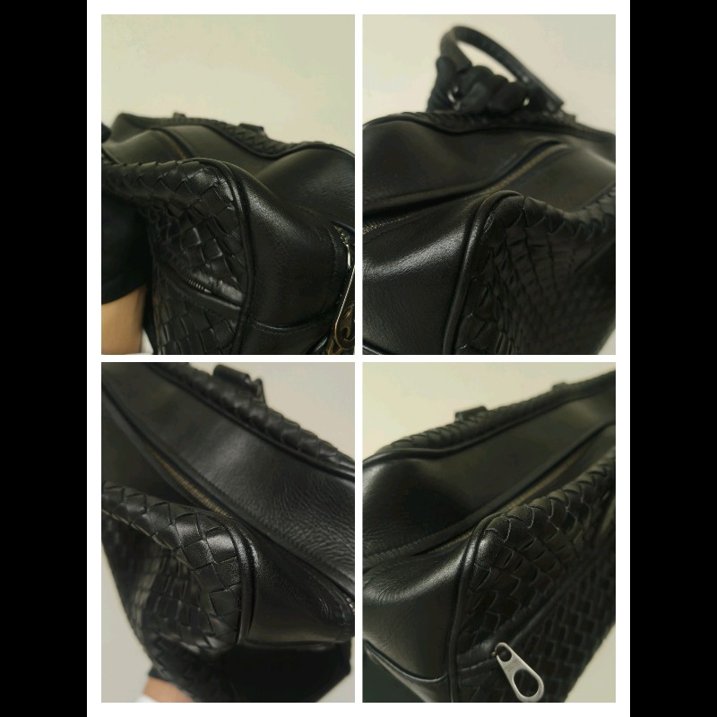 ㊣✨Bottega Veneta ✨寶緹嘉 BV 黑色 羊皮 編織 通勤 手提包 公事包 文件包 筆電包 保齡球包/二手包/二手精品/保證正品🌳二手樹屋🌳-9