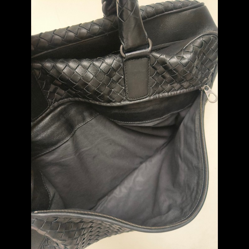 ㊣✨Bottega Veneta ✨寶緹嘉 BV 黑色 羊皮 編織 通勤 手提包 公事包 文件包 筆電包 保齡球包/二手包/二手精品/保證正品🌳二手樹屋🌳-12