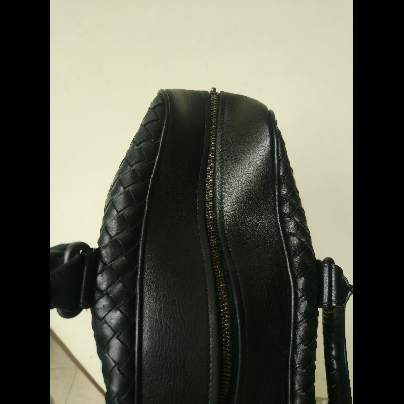 ㊣✨Bottega Veneta ✨寶緹嘉 BV 黑色 羊皮 編織 通勤 手提包 公事包 文件包 筆電包 保齡球包/二手包/二手精品/保證正品🌳二手樹屋🌳-15