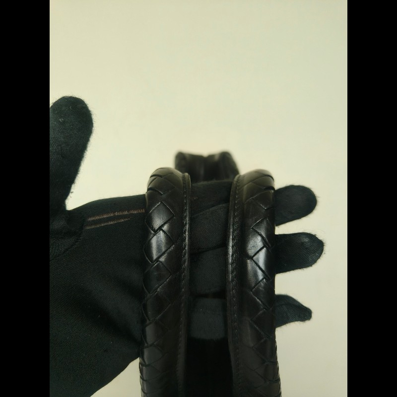 ㊣✨Bottega Veneta ✨寶緹嘉 BV 黑色 羊皮 編織 通勤 手提包 公事包 文件包 筆電包 保齡球包/二手包/二手精品/保證正品🌳二手樹屋🌳-19