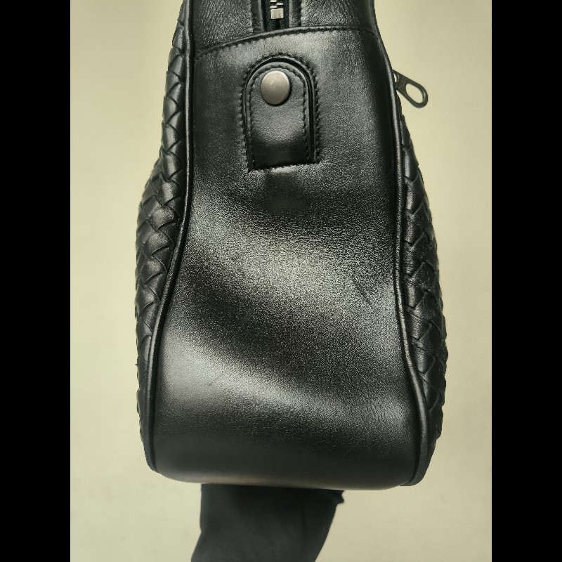 ㊣✨Bottega Veneta ✨寶緹嘉 BV 黑色 羊皮 編織 通勤 手提包 公事包 文件包 筆電包 保齡球包/二手包/二手精品/保證正品🌳二手樹屋🌳-30