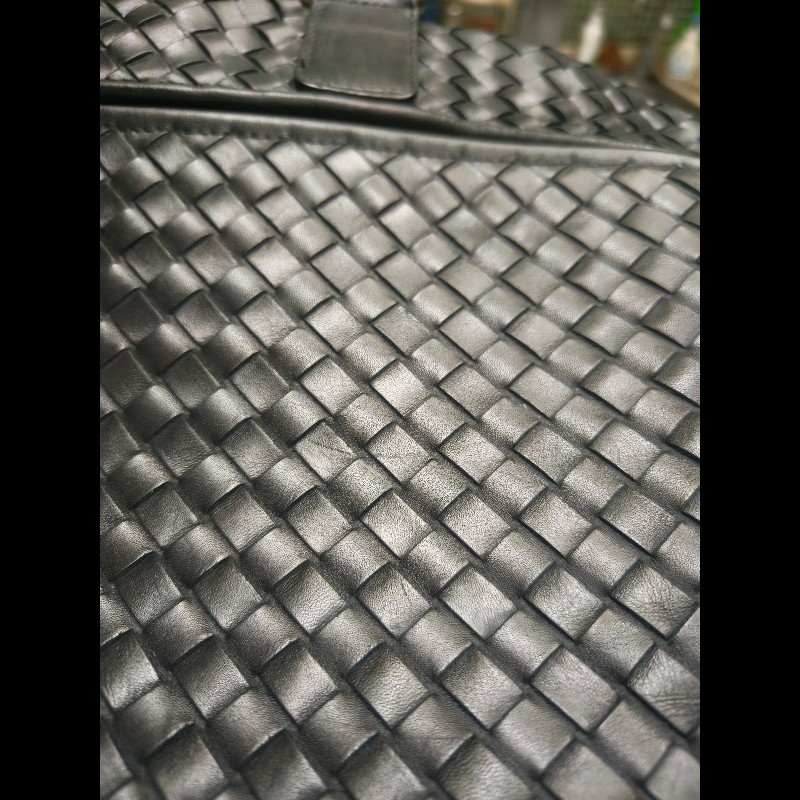 ㊣✨Bottega Veneta ✨寶緹嘉 BV 黑色 羊皮 編織 通勤 手提包 公事包 文件包 筆電包 保齡球包/二手包/二手精品/保證正品🌳二手樹屋🌳-34