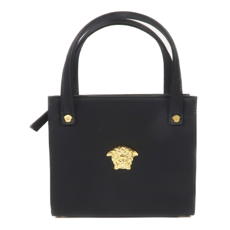 VERSACE Satin Fabric Handbag金扣手挽袋-0