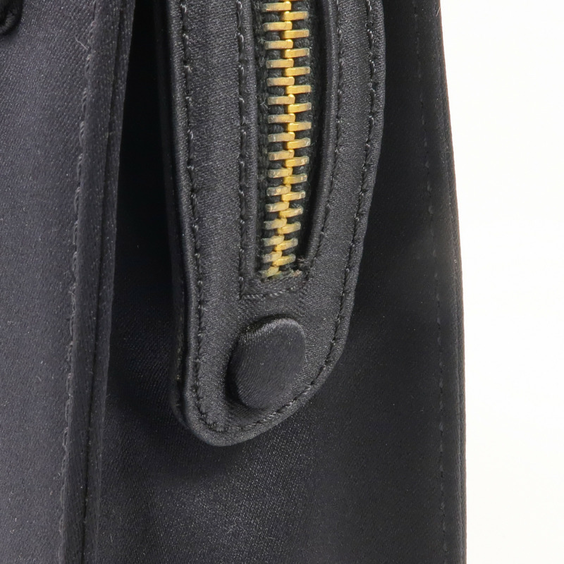 VERSACE Satin Fabric Handbag金扣手挽袋-11