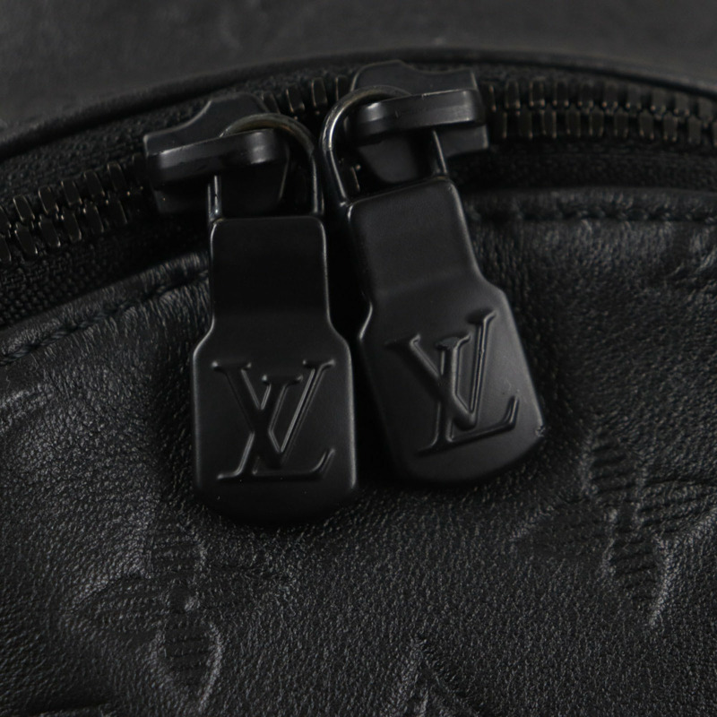 路易威登 M46107 Monogram Shadow Racer 斜背包，黑色皮革，附防塵袋，西班牙製造，男士-9