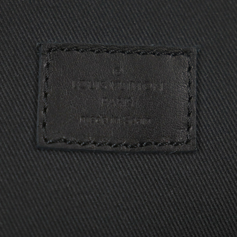 路易威登 M46107 Monogram Shadow Racer 斜背包，黑色皮革，附防塵袋，西班牙製造，男士-11