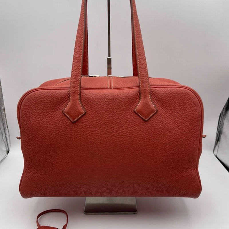 Hermes愛馬仕victoric維多利亞單肩包，框O，配件塵袋吊牌鎖鑰匙，尺寸36*12*23-0