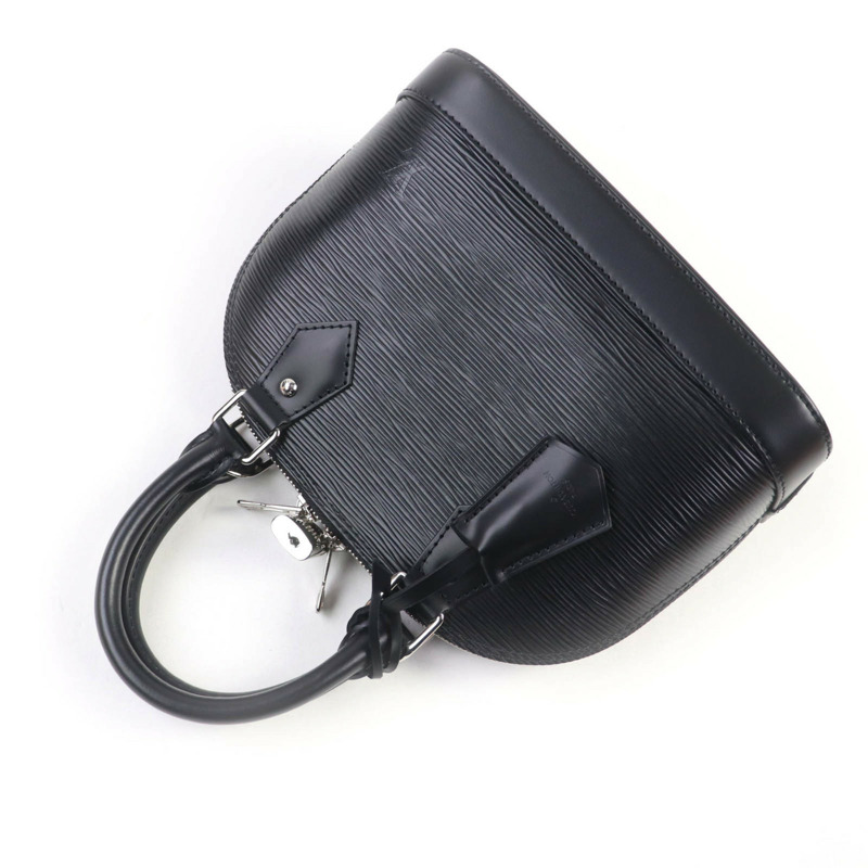 路易威登 Alma BB (M24645) Epi 黑色皮革兩用手提包/單肩包,法國製造,帶包裝盒和防塵袋,女士款-8