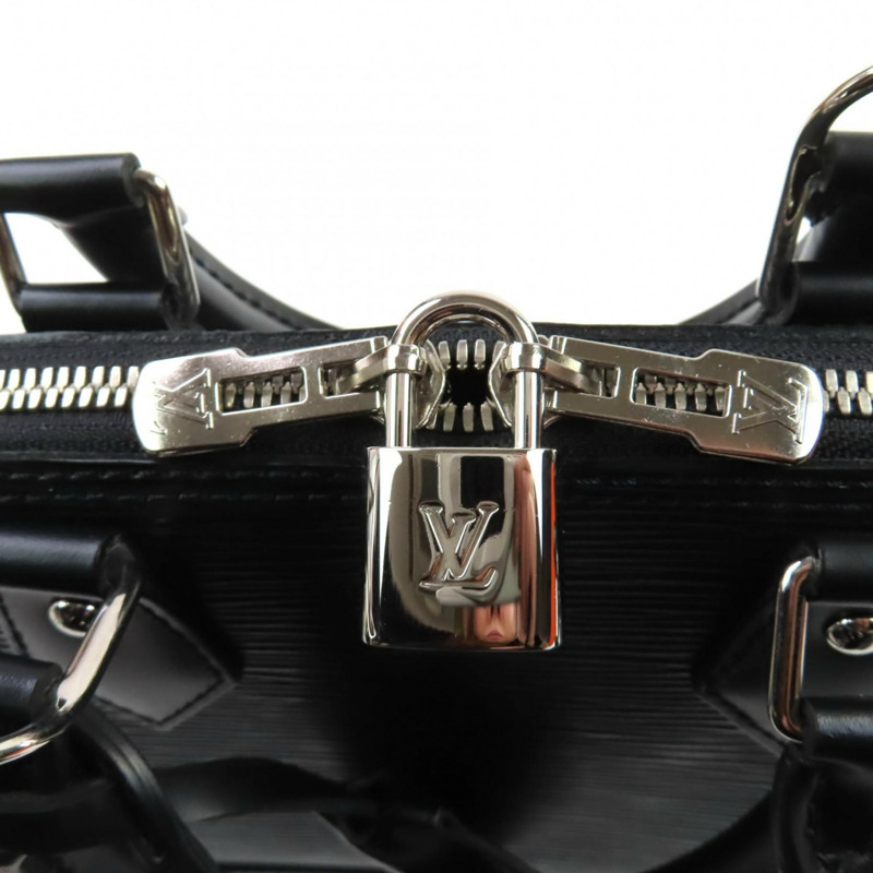 路易威登 Alma BB (M24645) Epi 黑色皮革兩用手提包/單肩包,法國製造,帶包裝盒和防塵袋,女士款-10