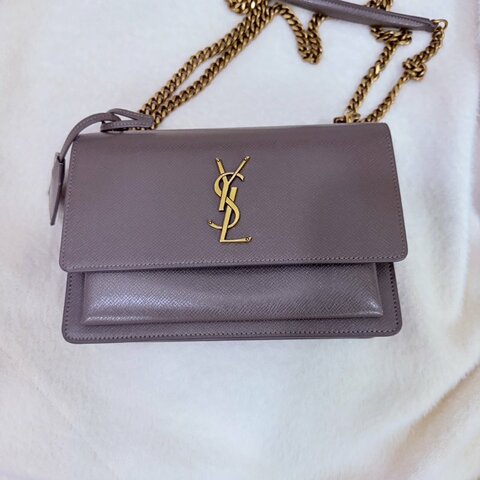 YSL SUNSET 日落肩背 斜背二用包 全新 年終犒賞自己