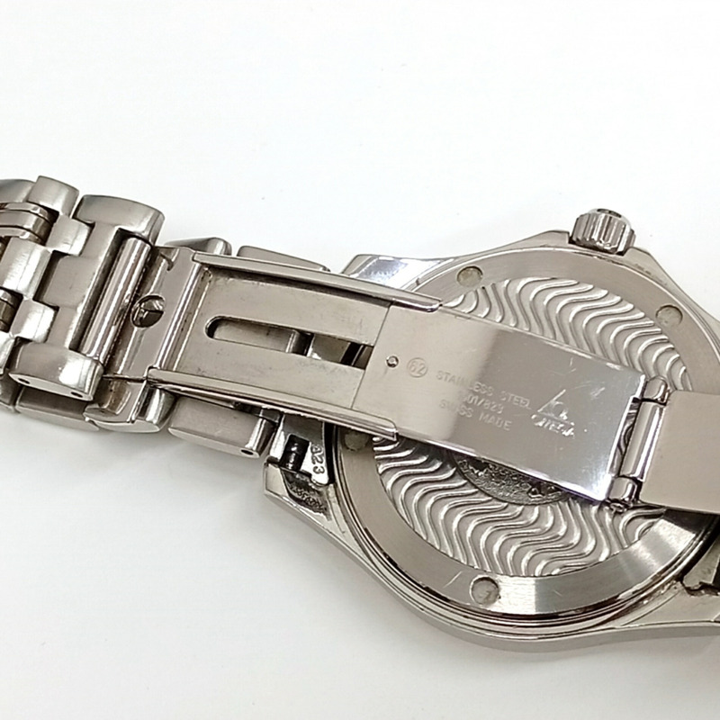 歐米茄海馬系列120公尺潛水錶 2511.31 銀色錶盤日期顯示不鏽鋼男士石英錶 JA-25161-5