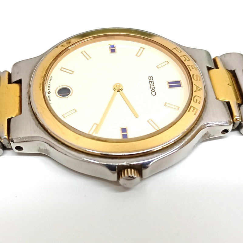 精工 Presage 石英男士腕錶 9539-6000 日期顯示 JA-24941-1