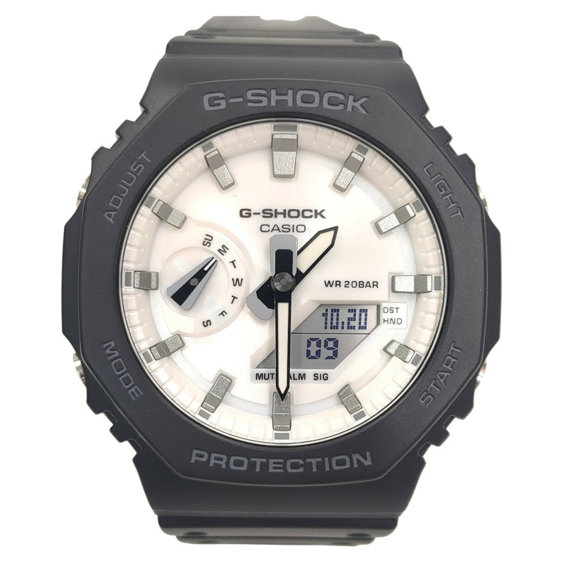 卡西歐 G-SHOCK 指針/數位雙顯 GA-2100W（全新未使用）JA-24417-0