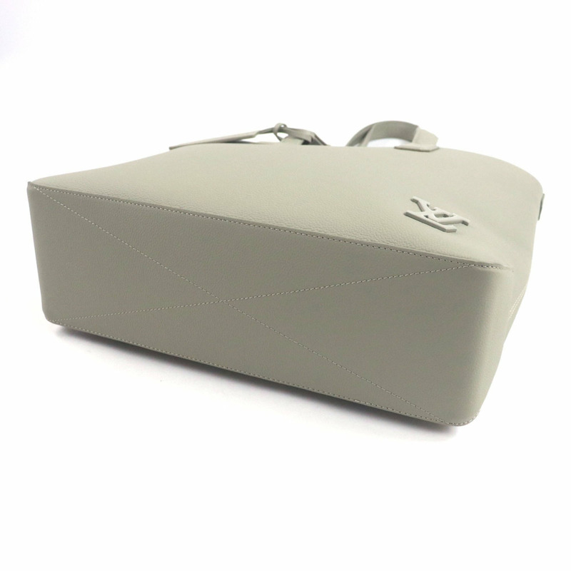 路易威登 M22506 Fastline LV Aerogram 小牛皮鼠尾草綠手提包,飾有品牌標誌,法國製造,男士款-2