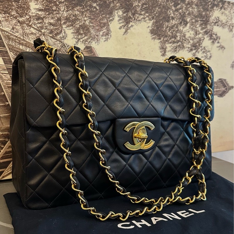 (MYMluxurybag) Chanel 黑金 max 33 背嫂袋 Beckham bag 全皮袋-3