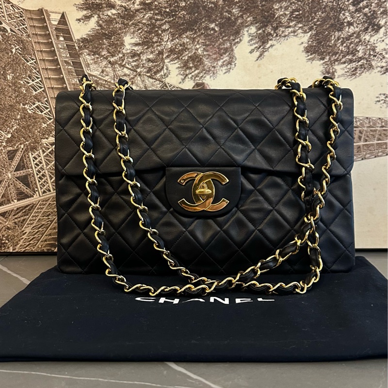 (MYMluxurybag) Chanel 黑金 max 33 背嫂袋 Beckham bag 全皮袋-4