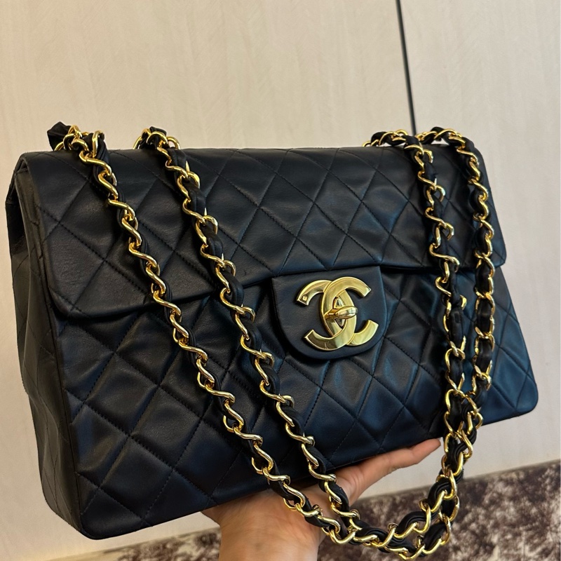 (MYMluxurybag) Chanel 黑金 max 33 背嫂袋 Beckham bag 全皮袋-6