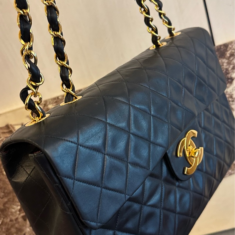 (MYMluxurybag) Chanel 黑金 max 33 背嫂袋 Beckham bag 全皮袋-7