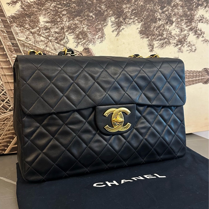 (MYMluxurybag) Chanel 黑金 max 33 背嫂袋 Beckham bag 全皮袋-8