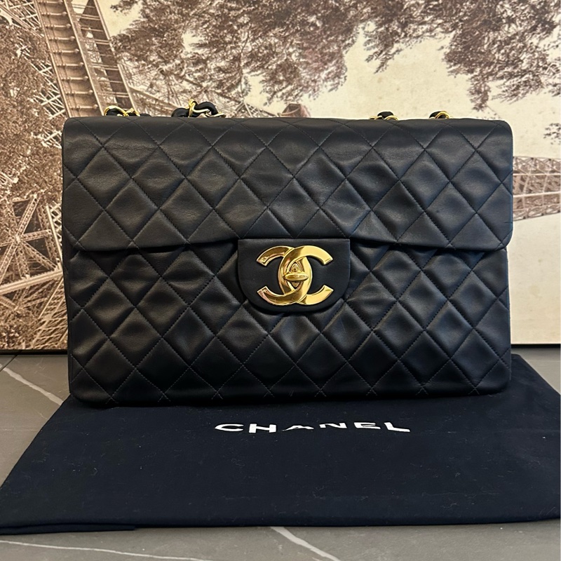 (MYMluxurybag) Chanel 黑金 max 33 背嫂袋 Beckham bag 全皮袋-9