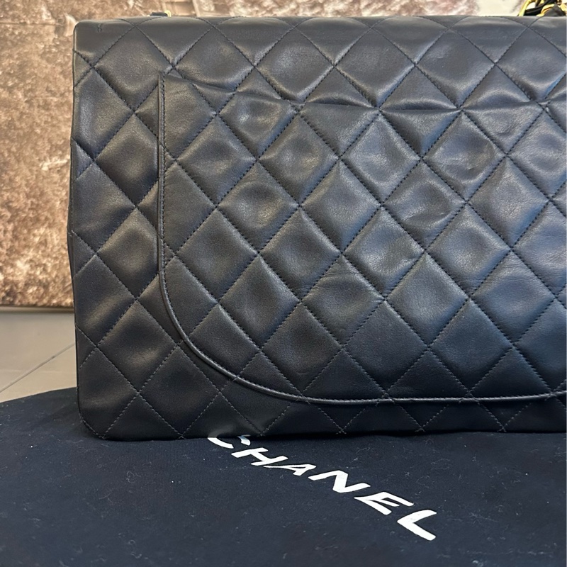 (MYMluxurybag) Chanel 黑金 max 33 背嫂袋 Beckham bag 全皮袋-12