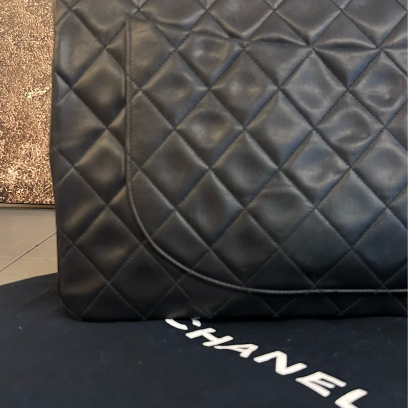 (MYMluxurybag) Chanel 黑金 max 33 背嫂袋 Beckham bag 全皮袋-13