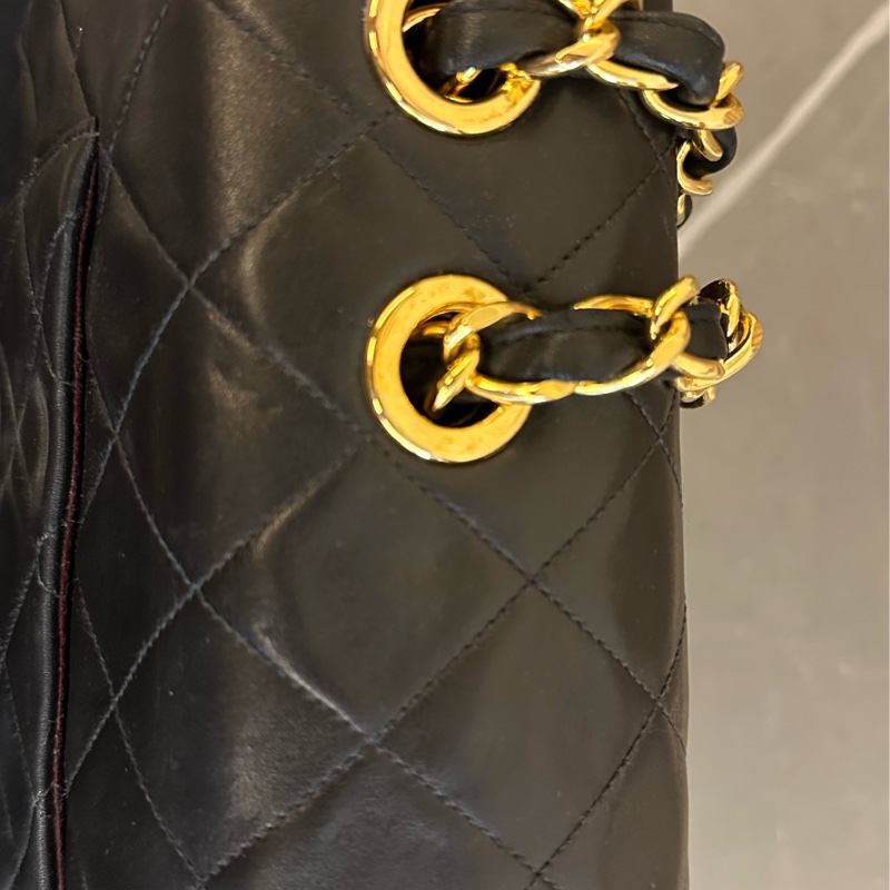 (MYMluxurybag) Chanel 黑金 max 33 背嫂袋 Beckham bag 全皮袋-16