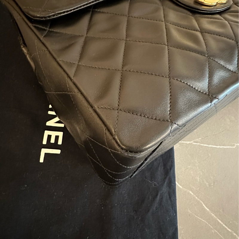 (MYMluxurybag) Chanel 黑金 max 33 背嫂袋 Beckham bag 全皮袋-22