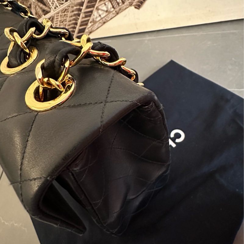 (MYMluxurybag) Chanel 黑金 max 33 背嫂袋 Beckham bag 全皮袋-29