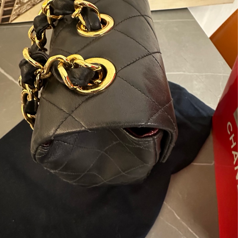 (MYMluxurybag) Chanel 黑金 max 33 背嫂袋 Beckham bag 全皮袋-30