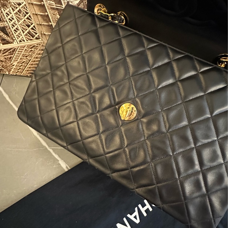 (MYMluxurybag) Chanel 黑金 max 33 背嫂袋 Beckham bag 全皮袋-34