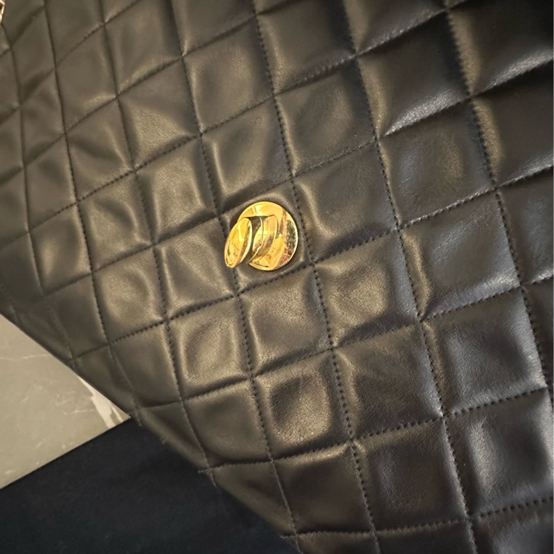 (MYMluxurybag) Chanel 黑金 max 33 背嫂袋 Beckham bag 全皮袋-36