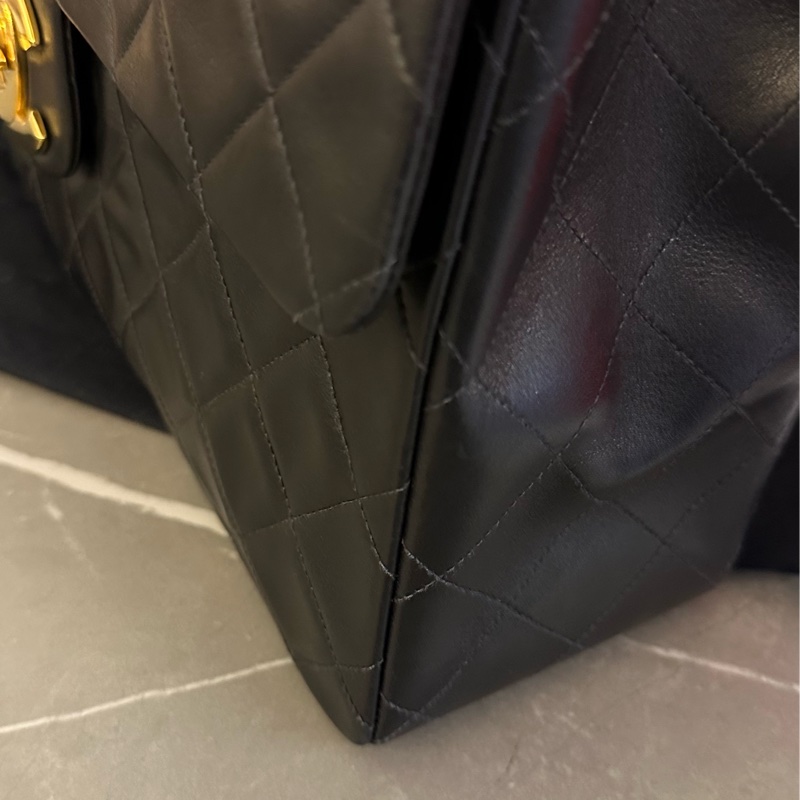 (MYMluxurybag) Chanel 黑金 max 33 背嫂袋 Beckham bag 全皮袋-49