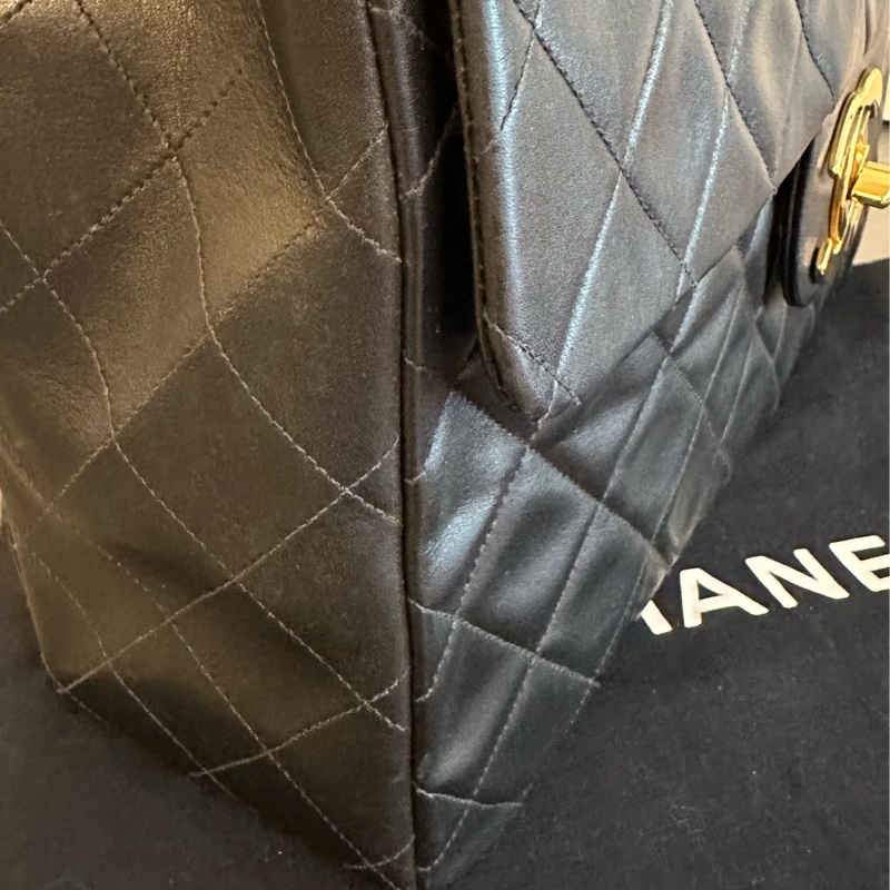 (MYMluxurybag) Chanel 黑金 max 33 背嫂袋 Beckham bag 全皮袋-50