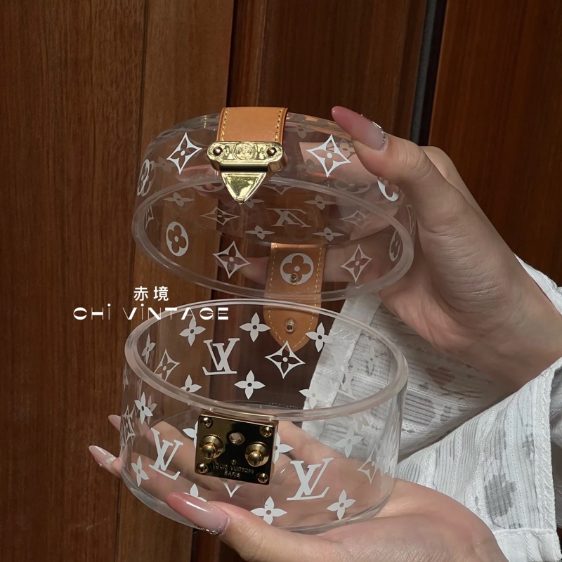 Louis Vuitton · 經典老花壓克力透明飾品盒 #玩家必備🔥-1