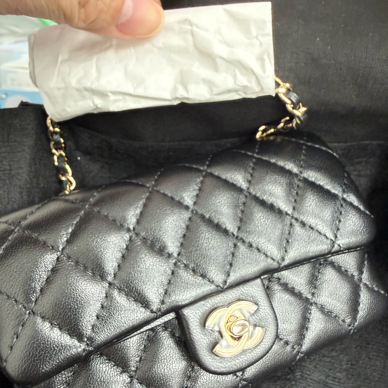 Chanel 吊飾CF mini包-5