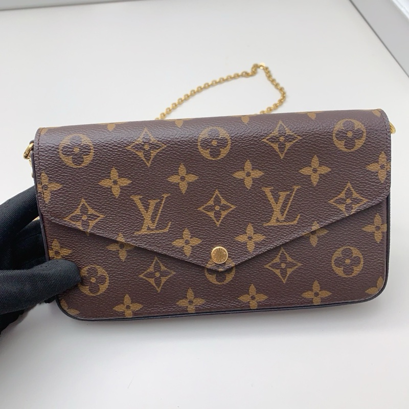 LV老花三合一鏈條包-0