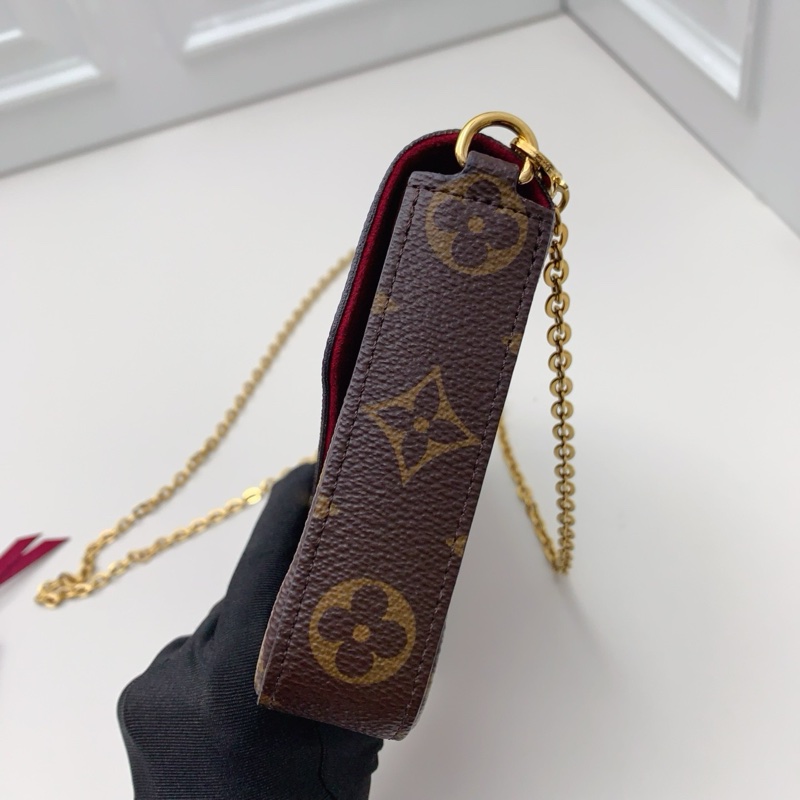 LV老花三合一鏈條包-1