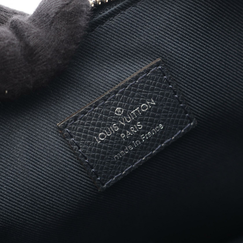 路易威登 Anton 手提單肩斜背包 M33432 Taiga 皮革 藍色海軍藍-3