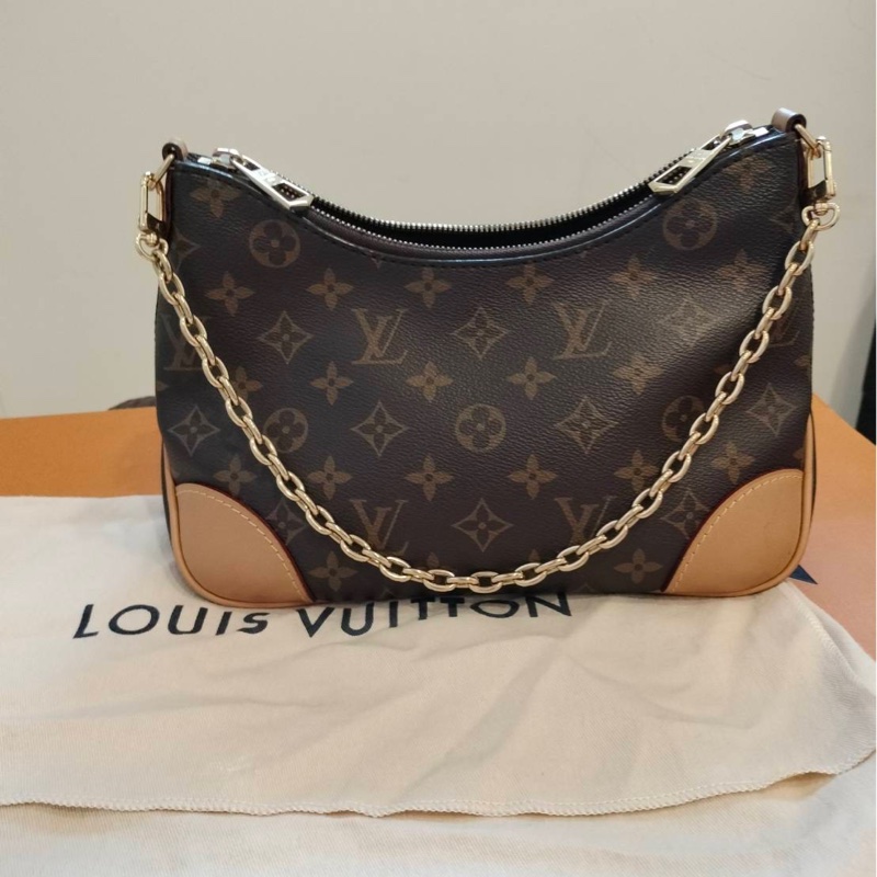 Louis Vuitton（路易威登）「牛角包」Boulogne 系列晶片款-19