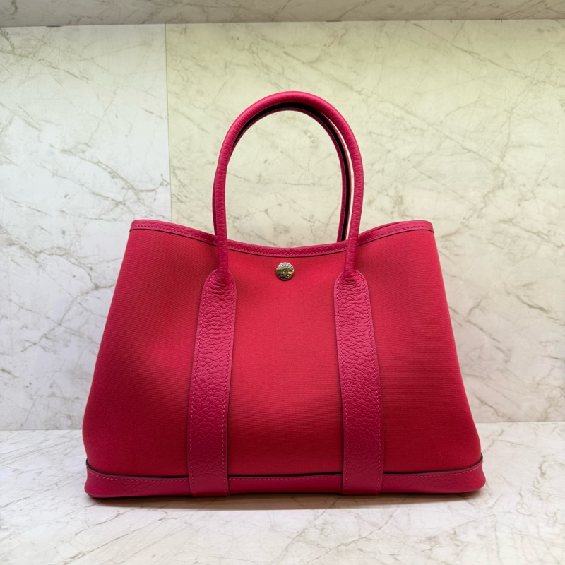 HERMES GARDEN PARTY30墨西哥玫瑰粉 三拼色 _ Y-0