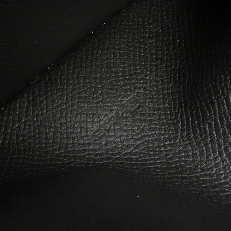 HERMES Epsom皮革Bearn Wallet銀扣長錢包Noir-14