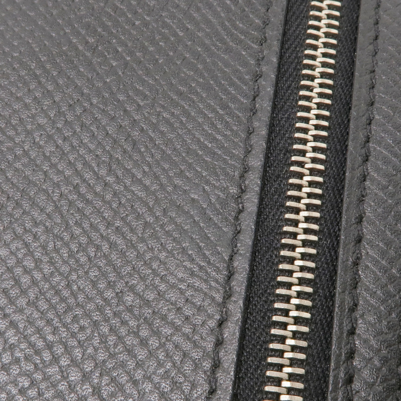 HERMES Epsom皮革Bearn Wallet銀扣長錢包Noir-15