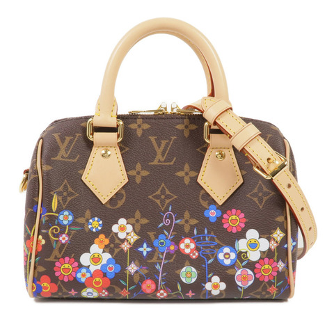 LOUIS VUITTON Monogram LV x TM Speedy Bandoulière 20金扣手挽肩背兩用袋