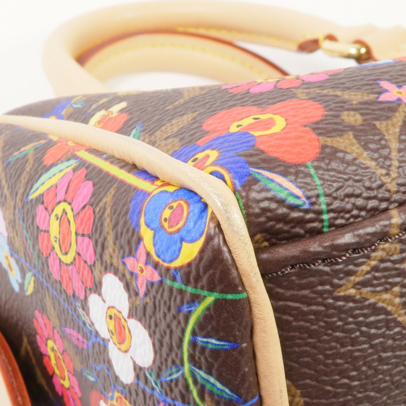 LOUIS VUITTON Monogram LV x TM Speedy Bandoulière 20金扣手挽肩背兩用袋-8