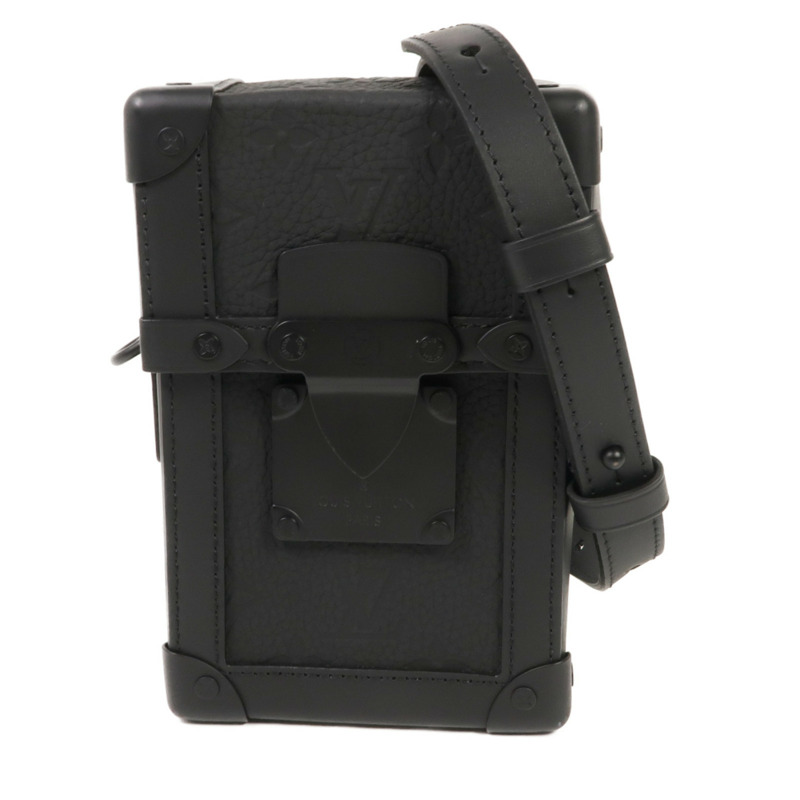 LOUIS VUITTON Monogram Taurillon Vertical Trunk肩背袋-0