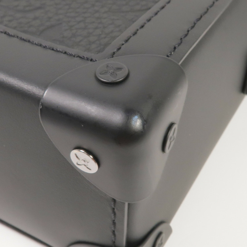 LOUIS VUITTON Monogram Taurillon Vertical Trunk肩背袋-5