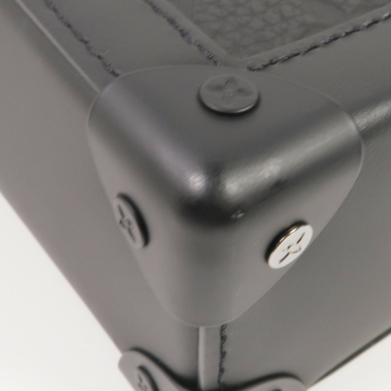 LOUIS VUITTON Monogram Taurillon Vertical Trunk肩背袋-6