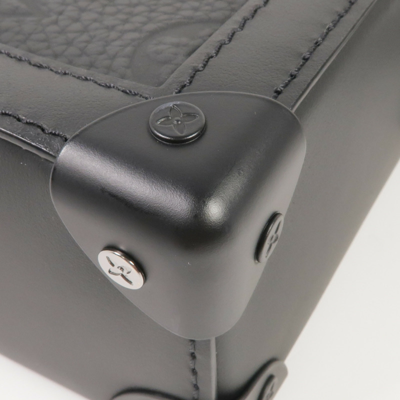 LOUIS VUITTON Monogram Taurillon Vertical Trunk肩背袋-7