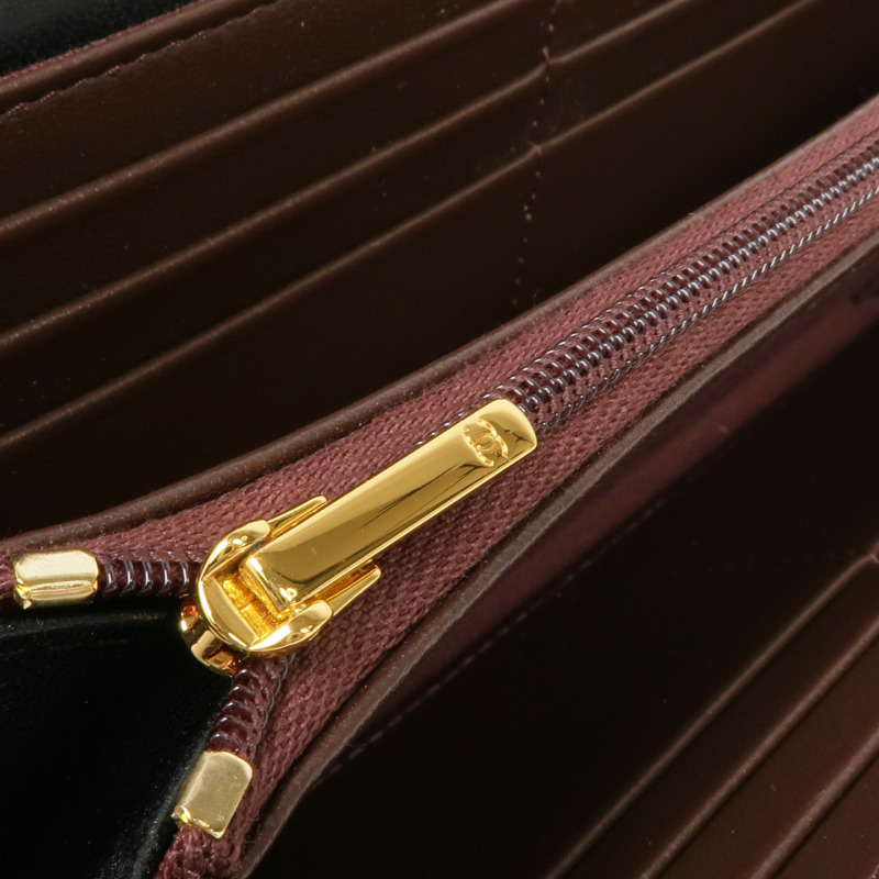 CHANEL 羊皮皮革Long Wallet金扣長錢包-13